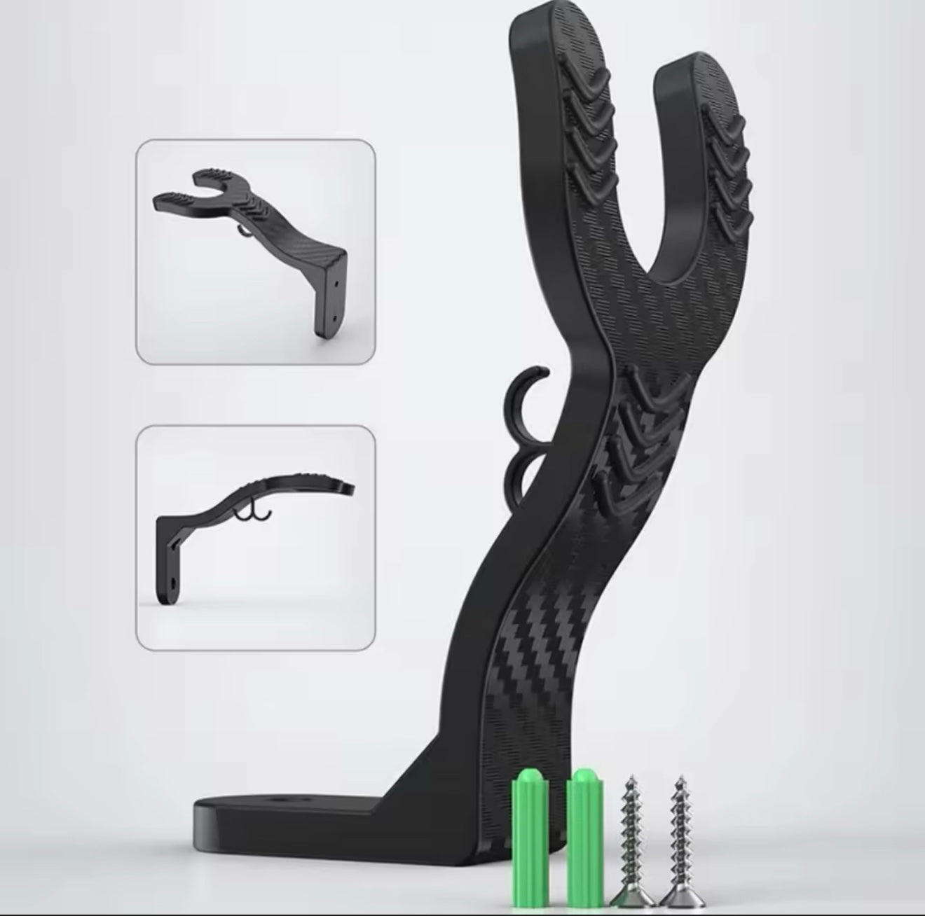 SOPORTE PARED PARA CASCO MOTO Y LLAVES